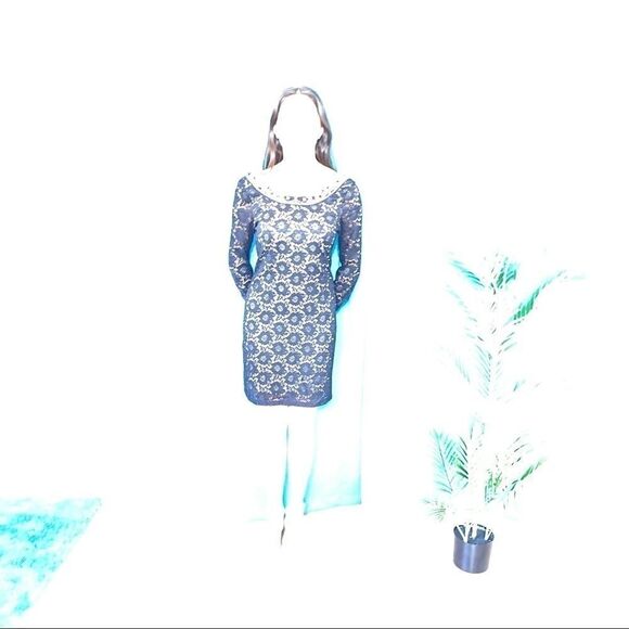 Denim & Supply Ralph Lauren black lace lined dress - Picture 4 of 5